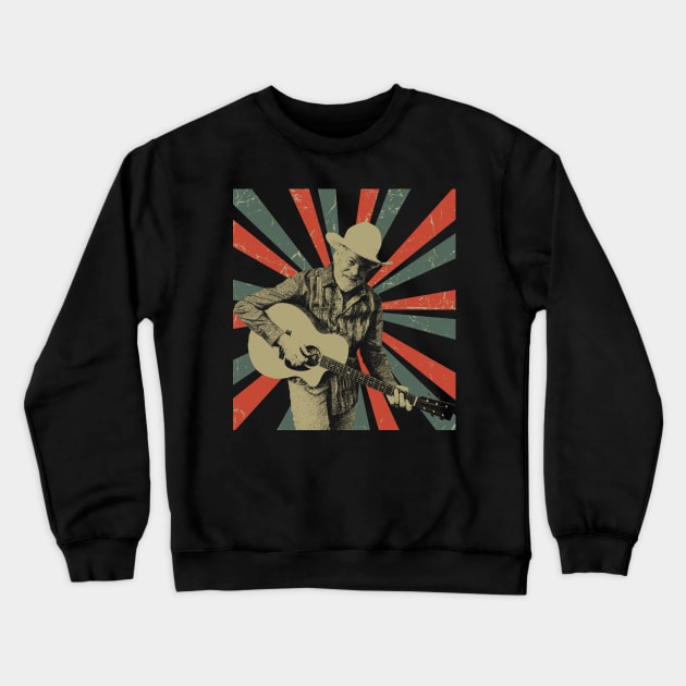 Robert Earl Keen || No Kinda Dancer Crewneck Sweatshirt by Setipixel